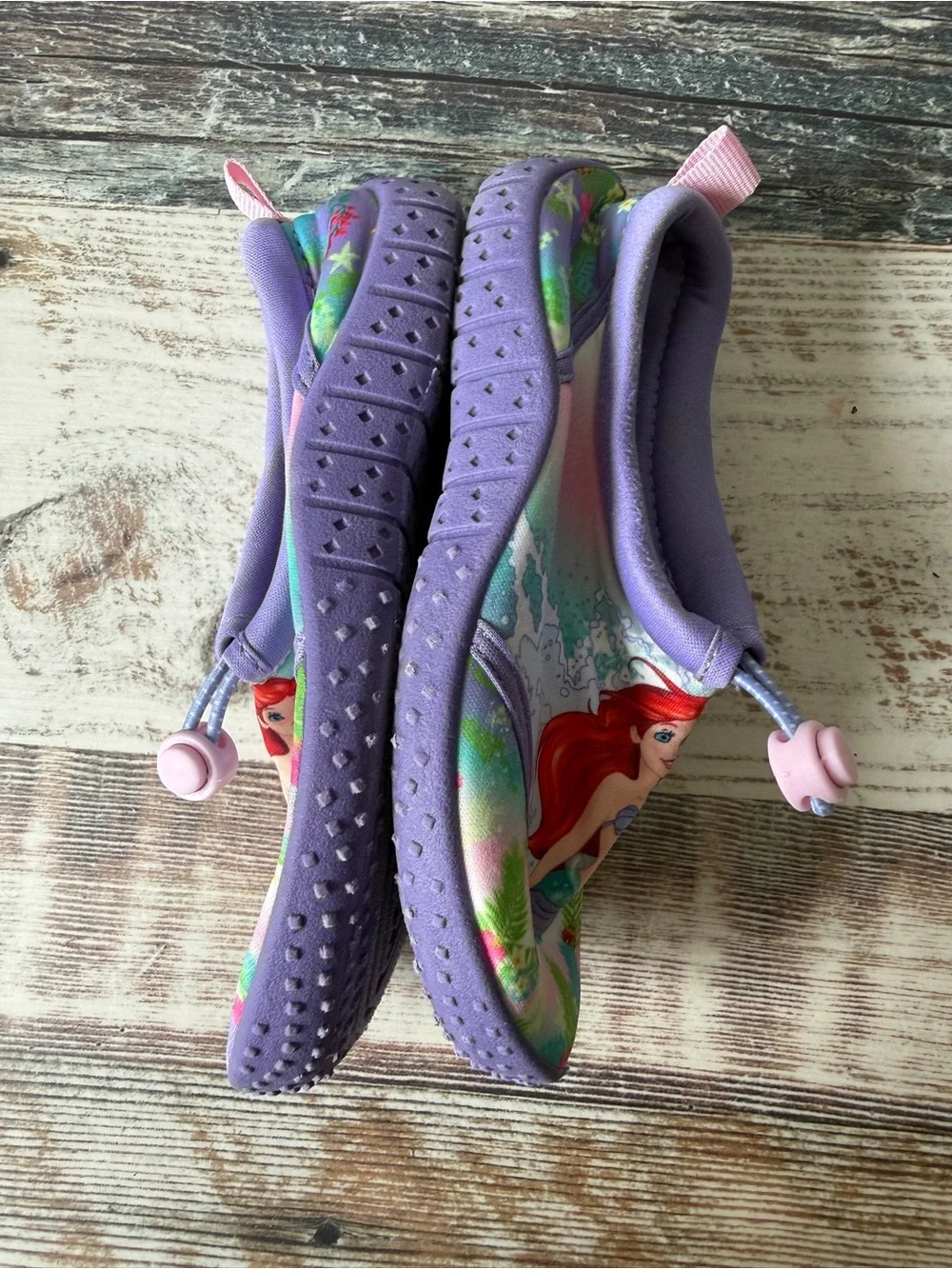 DISNEY Princess Ariel Swim SHOES Water SHOES Sz 11/12